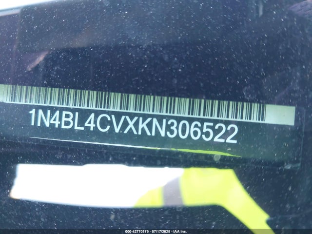 Nissan 2019 2019 1N4BL4CVXKN306522 Image 9