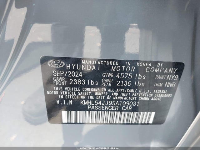 KMHL54JJ9SA109031 Hyundai gdi nu pe