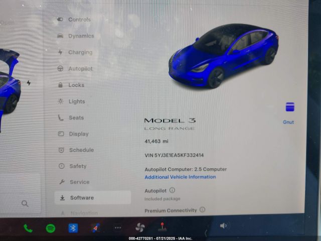 2019 TESLA MODEL 3 5YJ3E1EA5KF332414 Photo 6