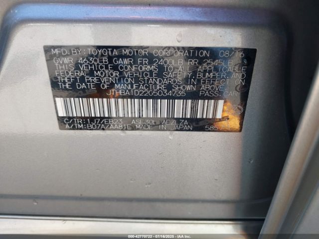 2016 LEXUS IS 200T JTHBA1D22G5034735 Photo 8