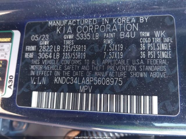 2023 KIA EV6 KNDC34LA8P5608975 Photo 8