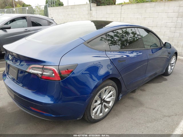2022 TESLA MODEL 3 5YJ3E1EA6NF145476 Photo 3