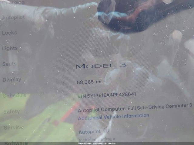 2023 TESLA MODEL 3 5YJ3E1EA4PF428641 Photo 6