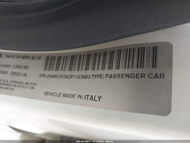 ZAM57RTA3F1133683 Maserati m156b
