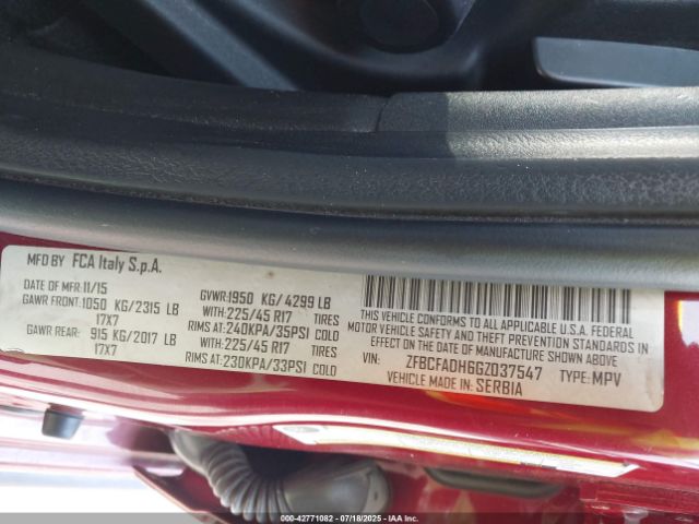 2016 FIAT 500L ZFBCFADH6GZ037547 Photo 8