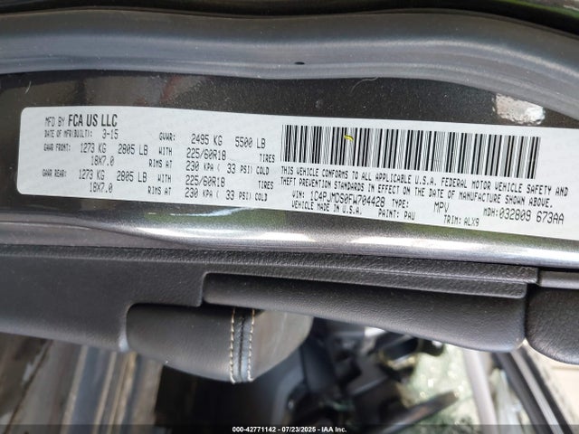 1C4PJMDS0FW704428 Jeep Cherokee