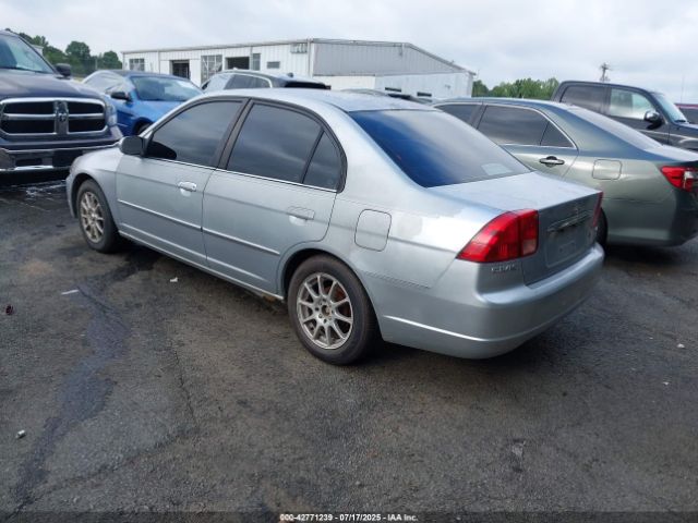 2001 HONDA CIVIC 2HGES26791H537948 Photo 2