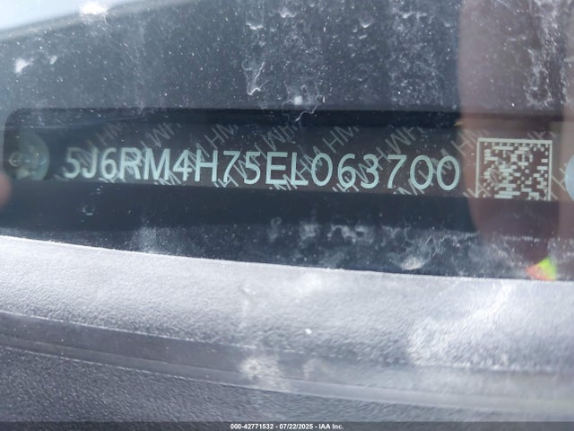 Honda k24z7 2014 5J6RM4H75EL063700 Image 9