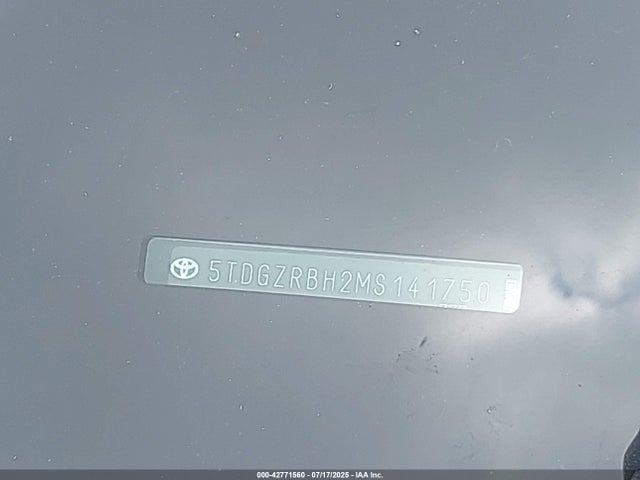 Toyota 2gr-fks 2021 5TDGZRBH2MS141750 Image 9