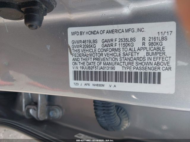 2018 ACURA TLX 19UUB2F57JA013190 Photo 8