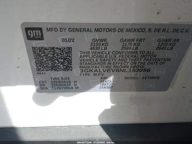 2022 GMC TERRAIN 3GKALVEV6NL153056 Photo 8