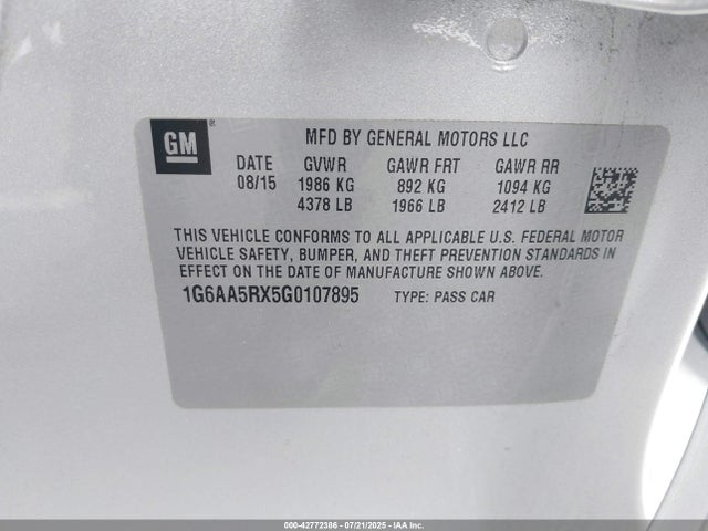 2016 CADILLAC ATS 1G6AA5RX5G0107895 Photo 8