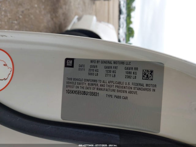 2011 CADILLAC DTS 1G6KH5E60BU135831 Photo 8
