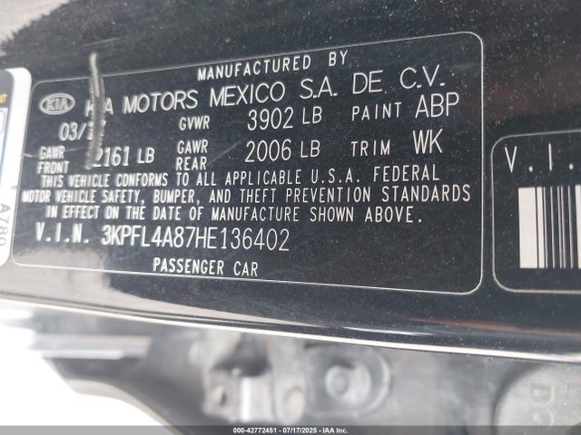 KIA gdi nu 2017 3KPFL4A87HE136402 Image 9