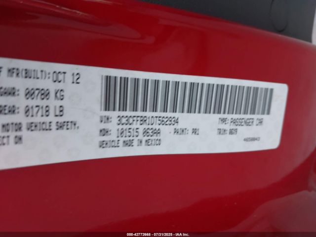 2013 FIAT 500 3C3CFFBR1DT562934 Photo 8
