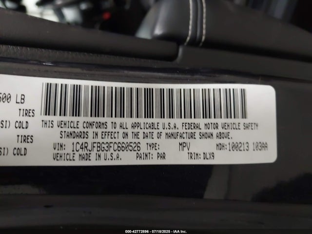 Jeep Grand Cherokee 2015 1C4RJFBG3FC660526 Image 9