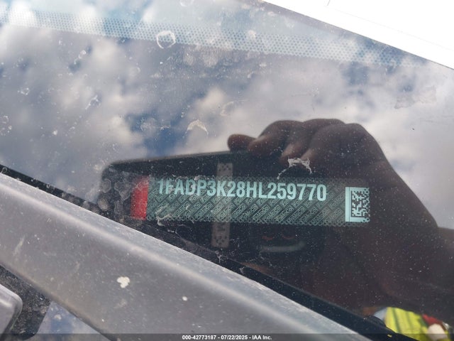 Ford 2.0l gdi 2017 1FADP3K28HL259770 Image 9