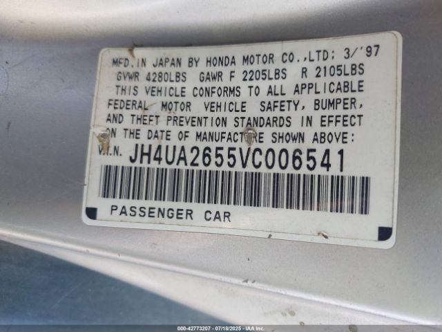 1997 ACURA TL JH4UA2655VC006541 Photo 8