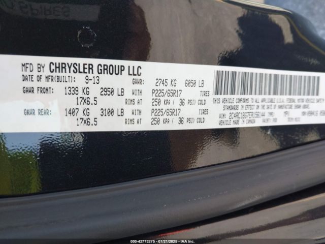 2014 CHRYSLER TOWN & COUNTRY 2C4RC1BG7ER156144 Photo 8