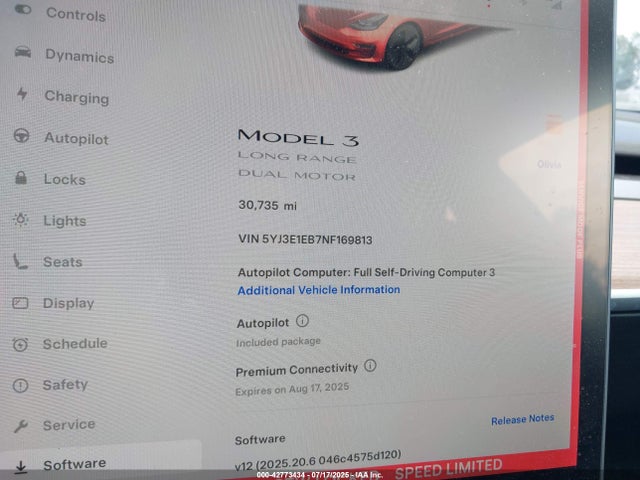 2022 TESLA MODEL 3 5YJ3E1EB7NF169813 Photo 6