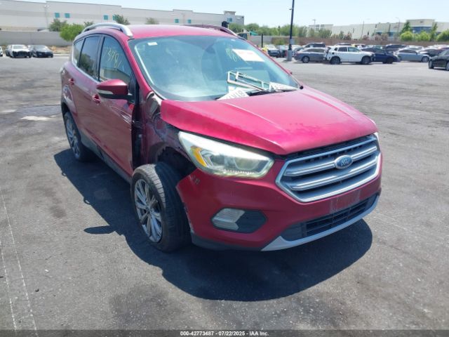 Auction sale of the 2017 Ford Escape Titanium, vin: 1FMCU0J9XHUB30897, lot number: 42773487