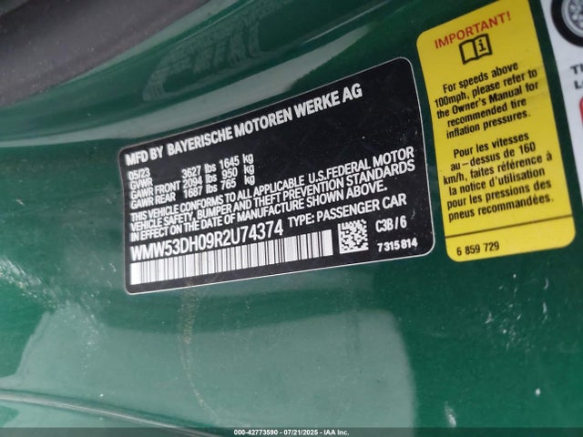 Mini Hardtop 2024 WMW53DH09R2U74374 Image 9