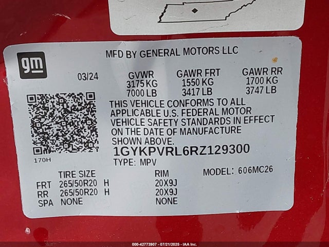 2024 CADILLAC LYRIQ 1GYKPVRL6RZ129300 Photo 8