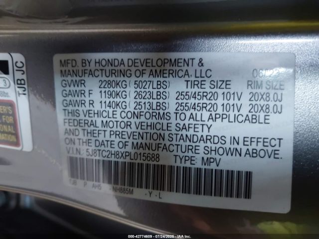 2023 ACURA RDX 5J8TC2H8XPL015688 Photo 8