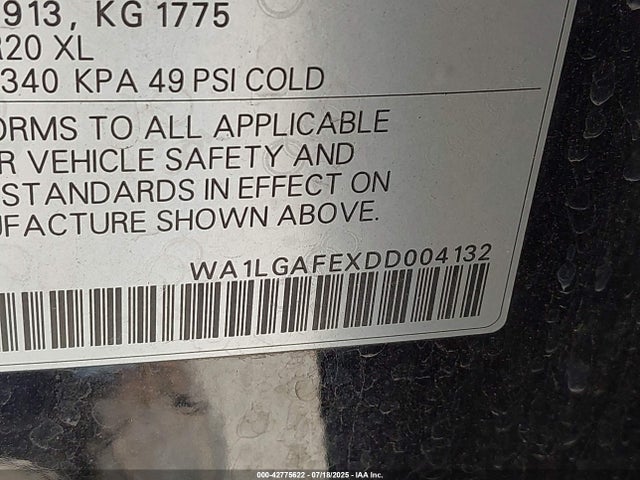 2013 AUDI Q7 WA1LGAFEXDD004132 Photo 8