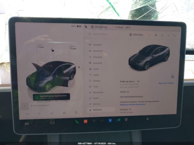 2023 TESLA MODEL Y 7SAYGDEE4PA079534 Photo 6