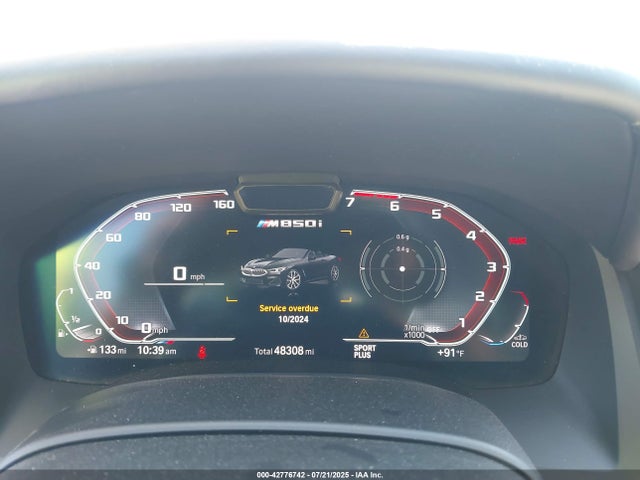 BMW M850i Xdrive 2021 WBAFY4C08MLF65557 Image 7
