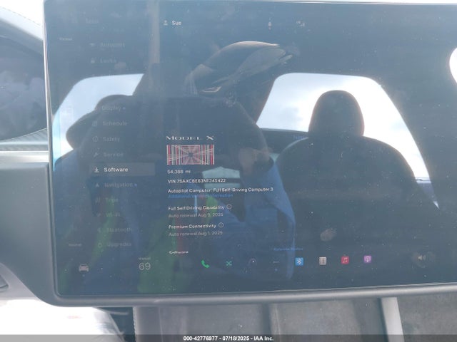 2022 TESLA MODEL X 7SAXCBE63NF345422 Photo 6
