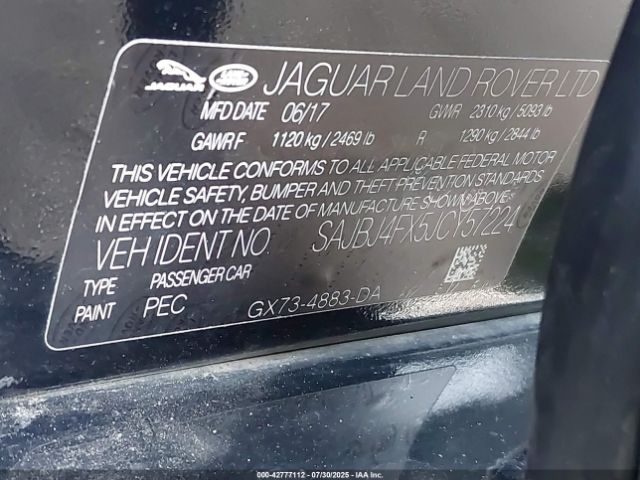 2018 JAGUAR XF SAJBJ4FX5JCY57224 Photo 8