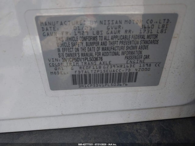 Nissan Kicks 2023 3N1CP5DV1PL503676 Image 9