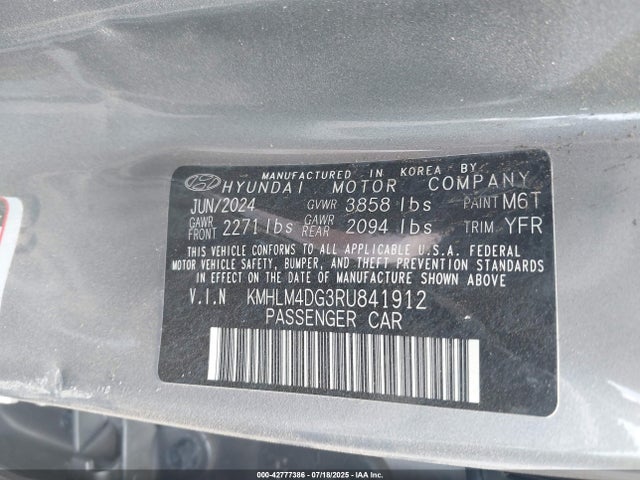 Hyundai mpi nu pe 2024 KMHLM4DG3RU841912 Image 9