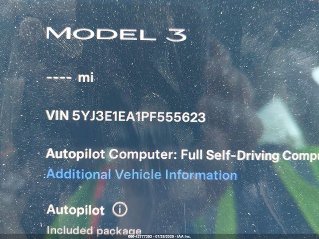 2023 TESLA MODEL 3 5YJ3E1EA1PF555623 Photo 6
