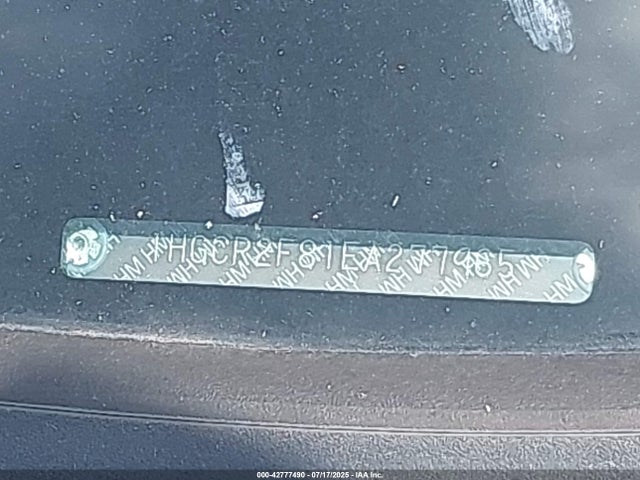 Honda k24w1 2014 1HGCR2F81EA277965 Image 9