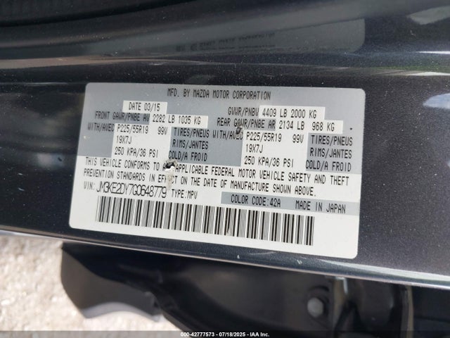 JM3KE2DY7G0648779 Mazda py