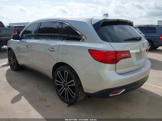 2014 ACURA MDX 5FRYD3H45EB003421 Photo 2