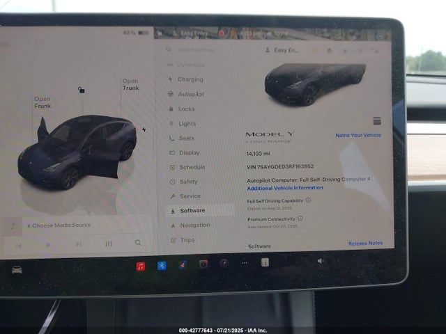 2024 TESLA MODEL Y 7SAYGDED3RF163552 Photo 6