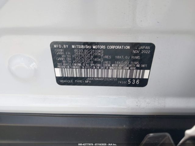 2023 MITSUBISHI ECLIPSE CROSS JA4ATWAA6PZ024731 Photo 8