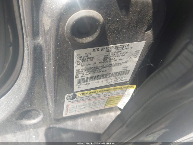42778074 :رقم المزاد ، 1FMJK1H51CEF48807 vin ، 2012 Ford Expedition El Xlt مزاد بيع