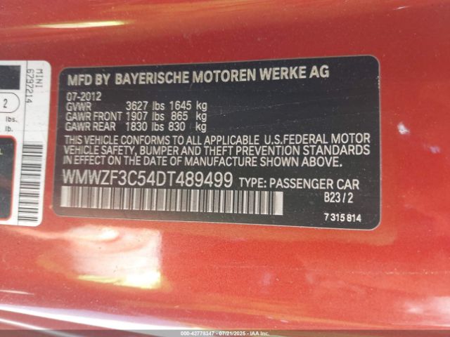 2013 MINI CLUBMAN WMWZF3C54DT489499 Photo 8