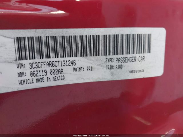 2012 FIAT 500 3C3CFFAR6CT131246 Photo 8