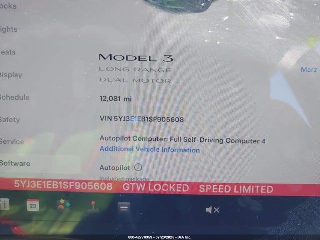 2025 TESLA MODEL 3 5YJ3E1EB1SF905608 Photo 6