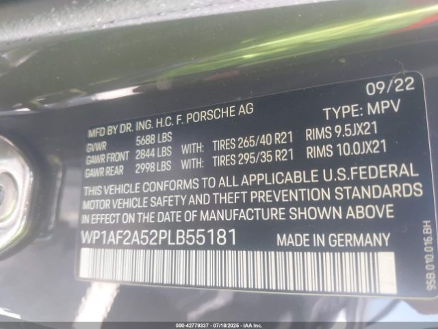 2023 PORSCHE MACAN WP1AF2A52PLB55181 Photo 8