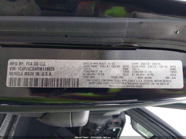 1C4PJXCG4RW118639 Jeep Wrangler