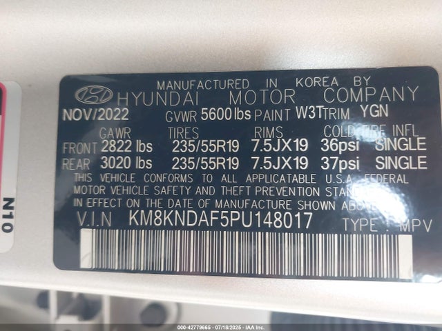 Hyundai Ioniq 5 2023 KM8KNDAF5PU148017 Image 9