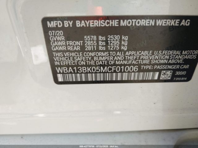 2021 BMW M550I WBA13BK05MCF01006 Photo 8