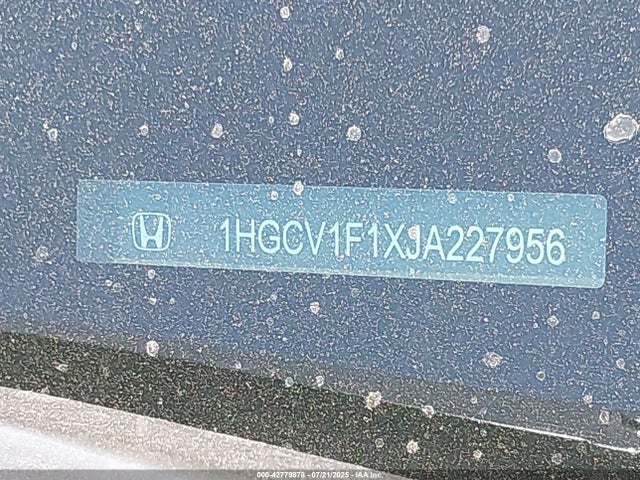 1HGCV1F1XJA227956 Honda l15be